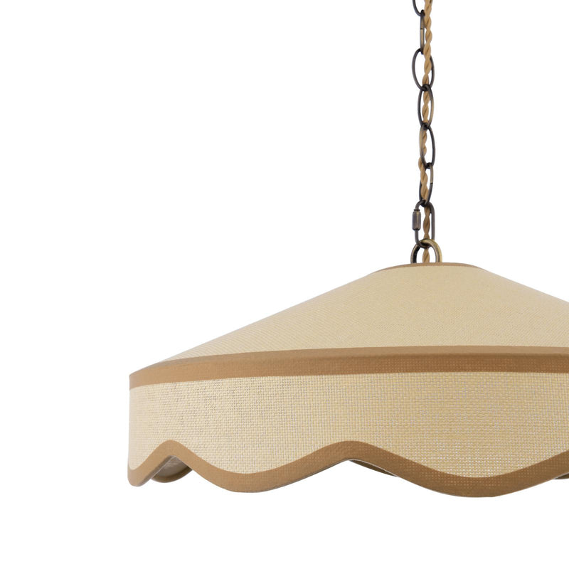 Laura Ashley Buckenham Pendant Rattan • LA3756608-Q