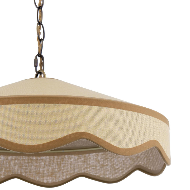 Laura Ashley Buckenham Pendant Rattan • LA3756608-Q