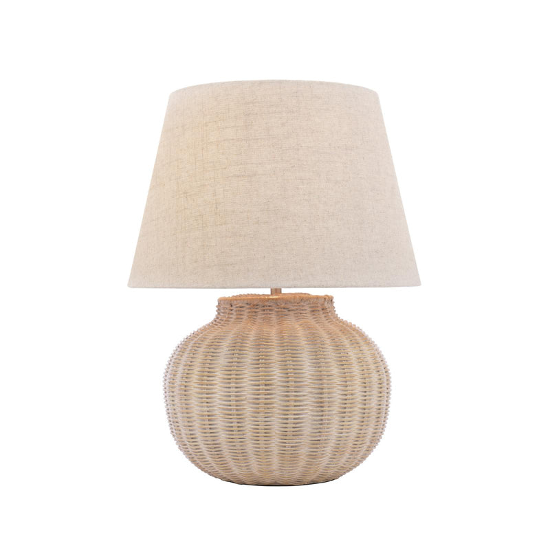Laura Ashley Fernhill Large Table Lamp Matt Cream With Shade • LA3756613-Q