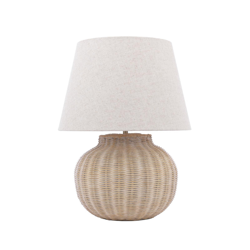 Laura Ashley Fernhill Large Table Lamp Matt Cream With Shade • LA3756613-Q
