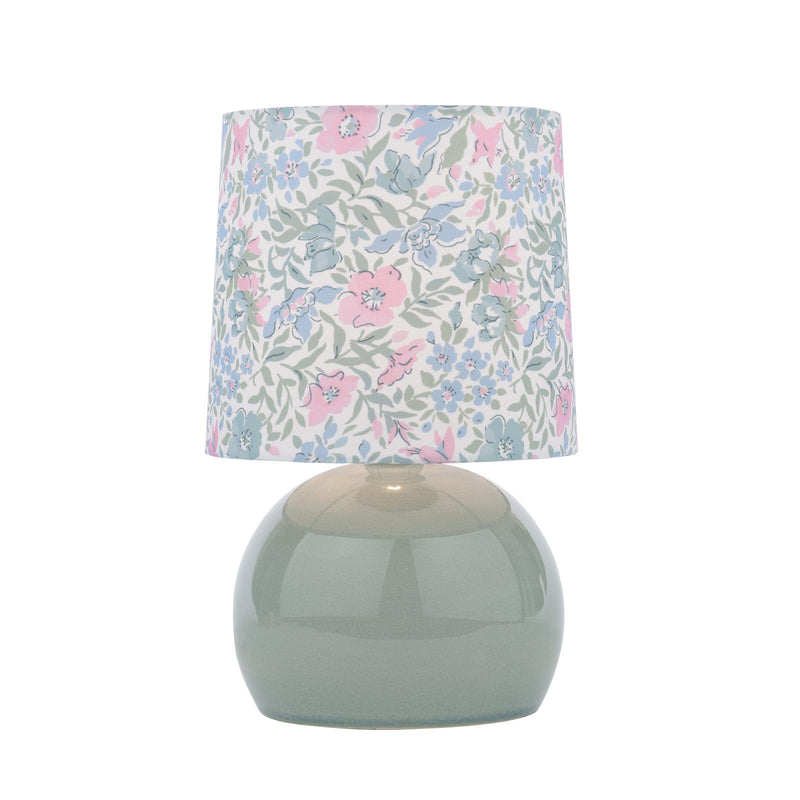 Laura Ashley Sherston Table Lamp Blue Ceramic With Shade • LA3756618-Q