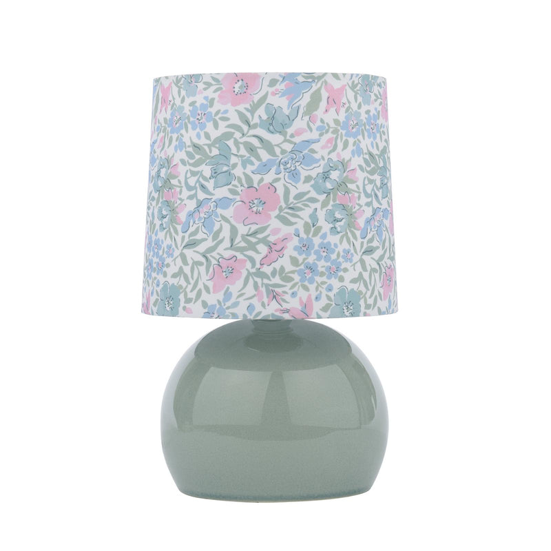 Laura Ashley Sherston Table Lamp Blue Ceramic With Shade • LA3756618-Q