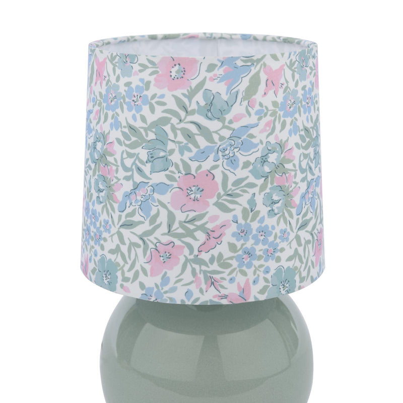 Laura Ashley Sherston Table Lamp Blue Ceramic With Shade • LA3756618-Q