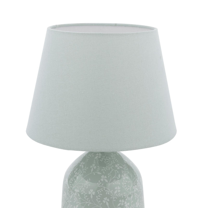 Laura Ashley Campion Table Lamp Blue Ceramic With Shade • LA3756621-Q