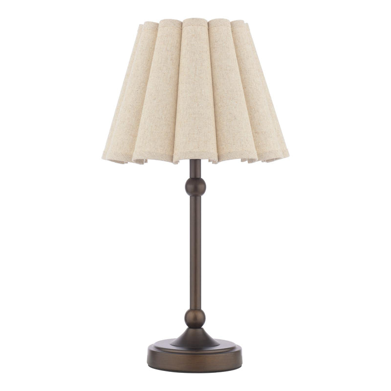 Laura Ashley Holwell Table Lamp Antique Bronze With Shade • LA3756644-Q