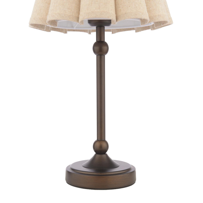 Laura Ashley Holwell Table Lamp Antique Bronze With Shade • LA3756644-Q