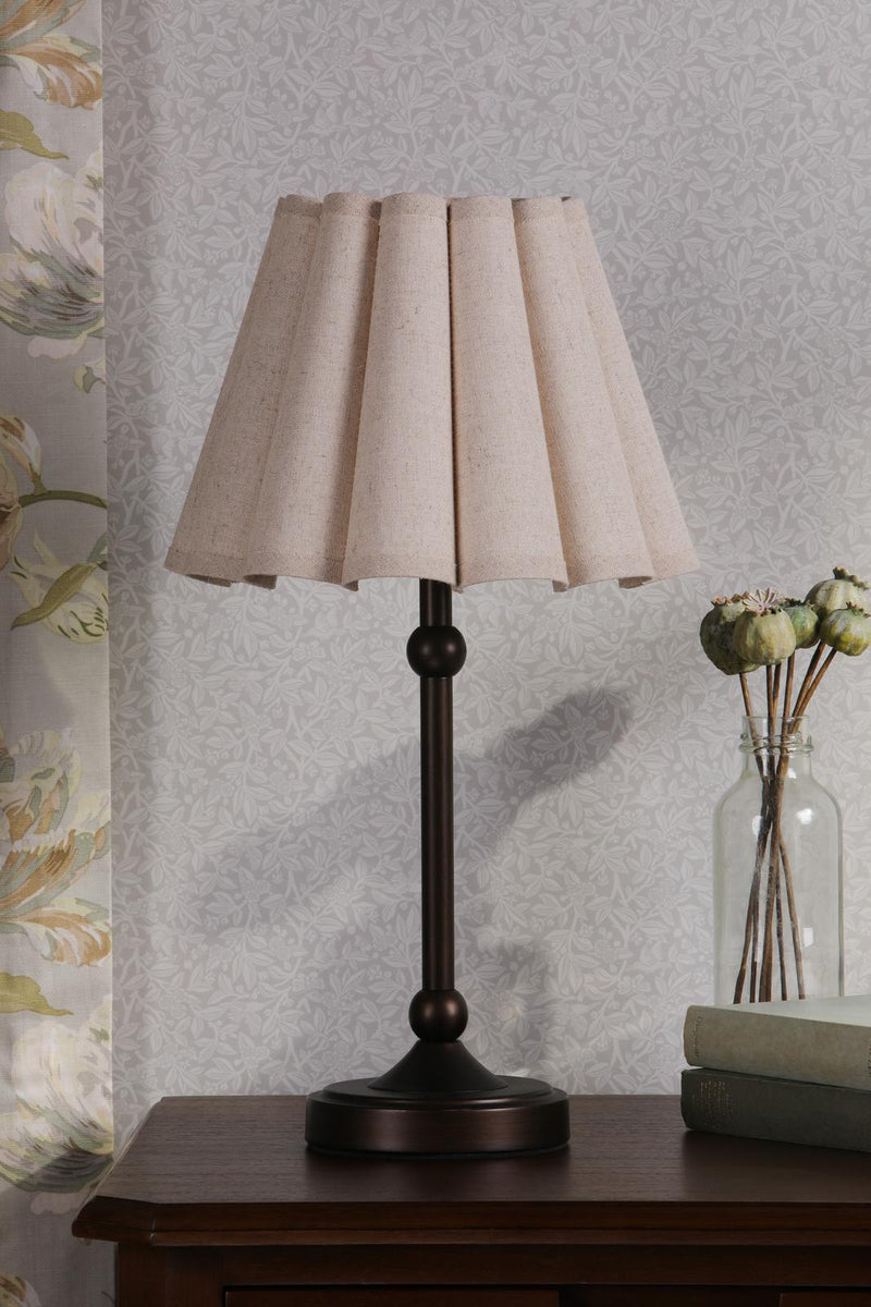 Laura Ashley Holwell Table Lamp Antique Bronze With Shade • LA3756644-Q