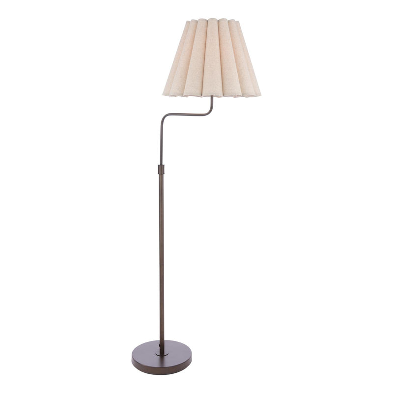 Laura Ashley Holwell Floor Lamp Antique Bronze With Shade • LA3756645-Q
