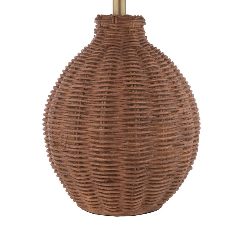 Laura Ashley Fernhill Table Lamp Antique Brown With Shade • LA3756662-Q