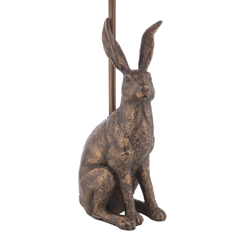 Laura Ashley Hare Table Lamp Antique Bronze With Shade • LA3756663-Q