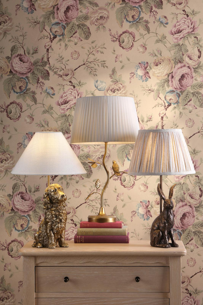 Laura Ashley Hare Table Lamp Antique Bronze With Shade • LA3756663-Q