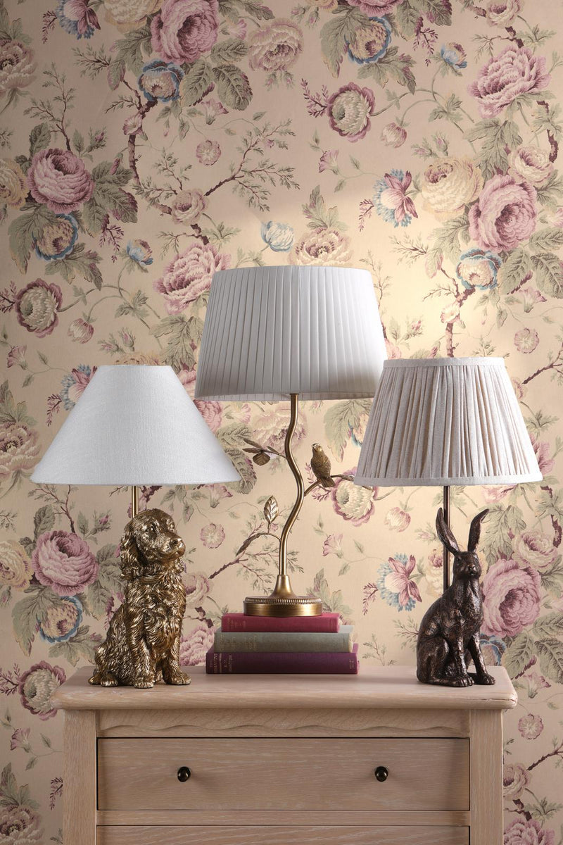 Laura Ashley Hare Table Lamp Antique Bronze With Shade • LA3756663-Q