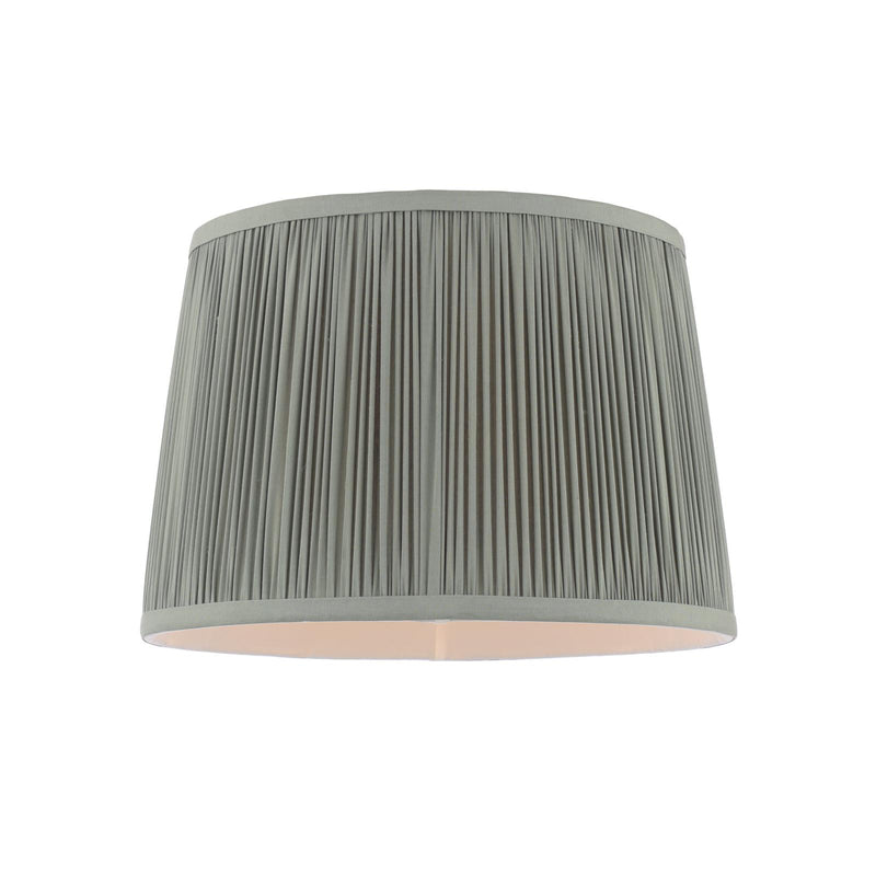 Laura Ashley Hemsley Green 100% Silk Empire Shade 25cm/10 inch • LA3756665-Q