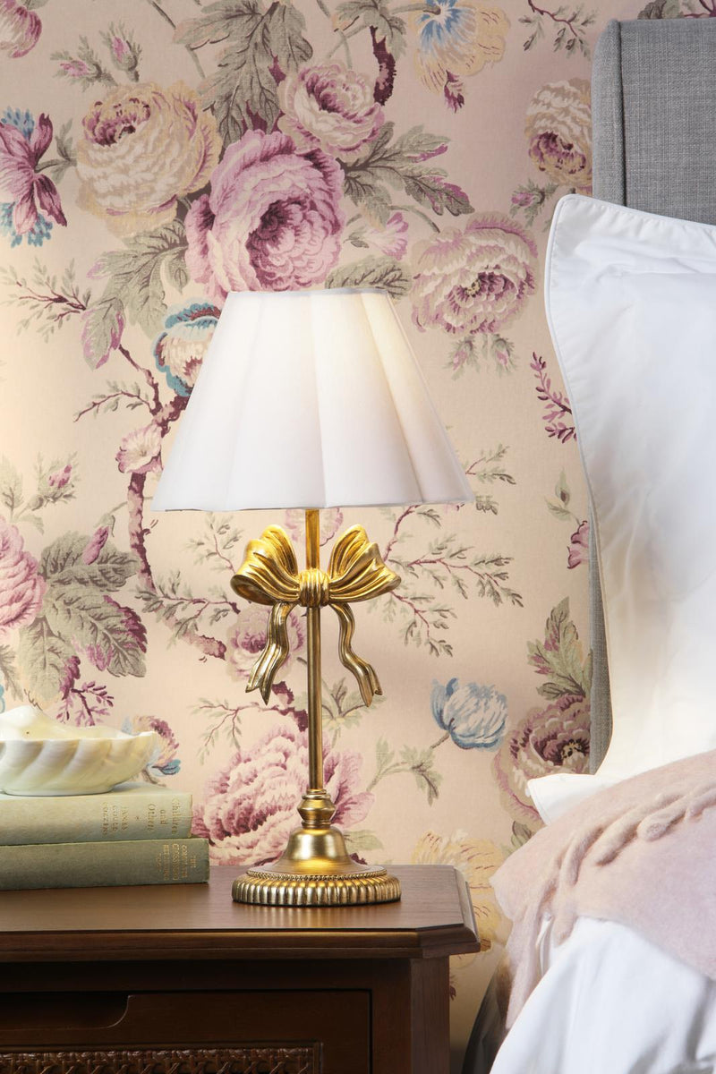 Laura Ashley Larkfield Table Lamp Antique Gold With Shade • LA3756669-Q