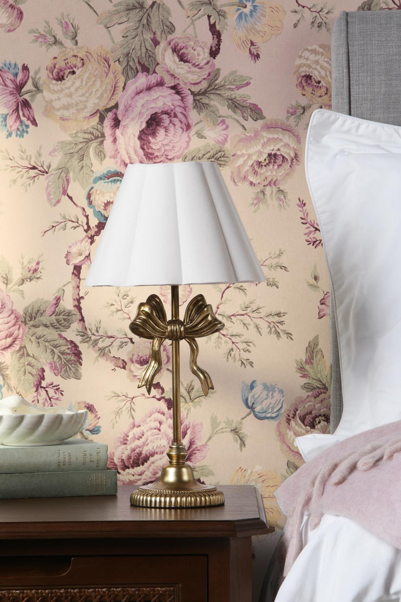 Laura Ashley Larkfield Table Lamp Antique Gold With Shade • LA3756669-Q