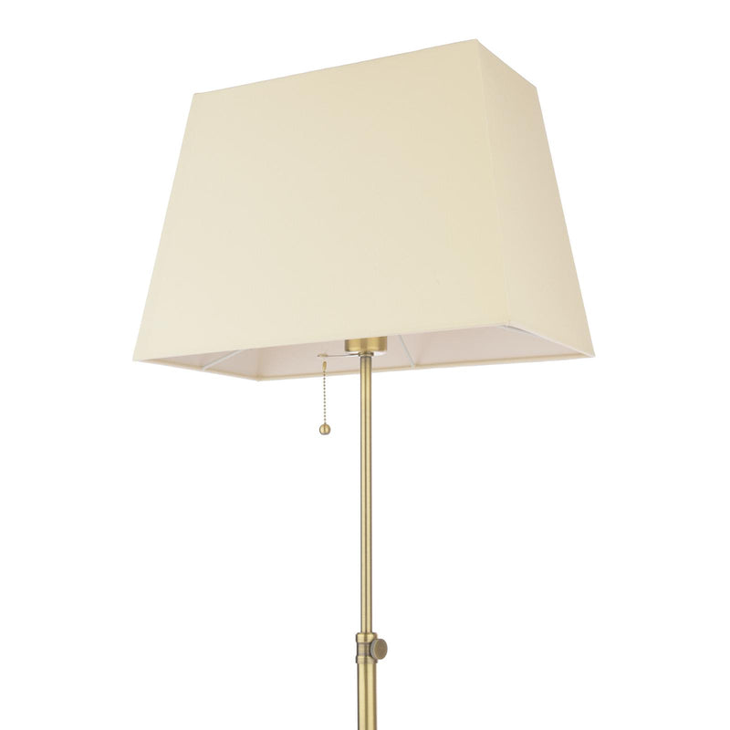 Laura Ashley Bartley Floor Lamp Antique Brass With Shade • LA3756684-Q