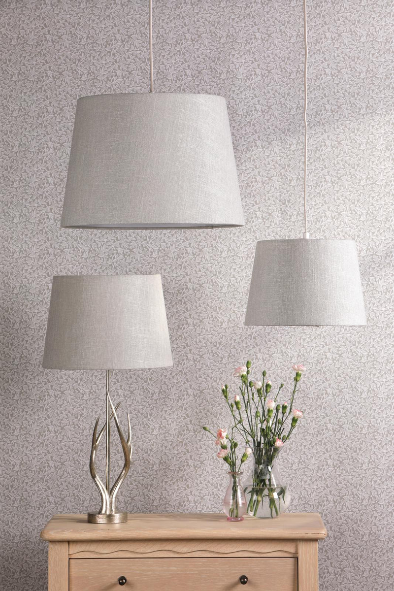 Laura Ashley Bacall Natural Linen Empire Shade 25cm/10 inch • LA3756685-Q