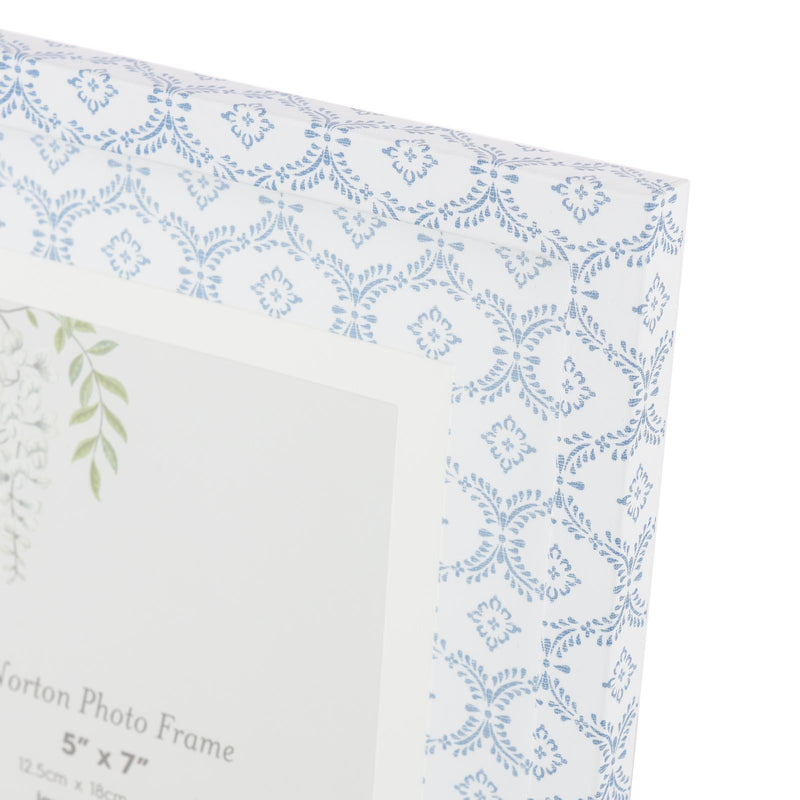 Laura Ashley Norton Photo Frame Blue 5" x 7" • LA3756693-Q