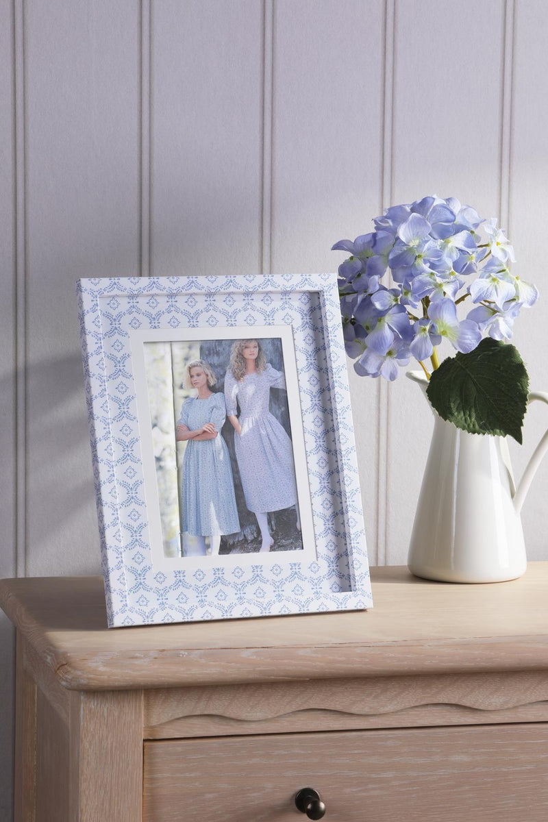 Laura Ashley Norton Photo Frame Blue 5" x 7" • LA3756693-Q