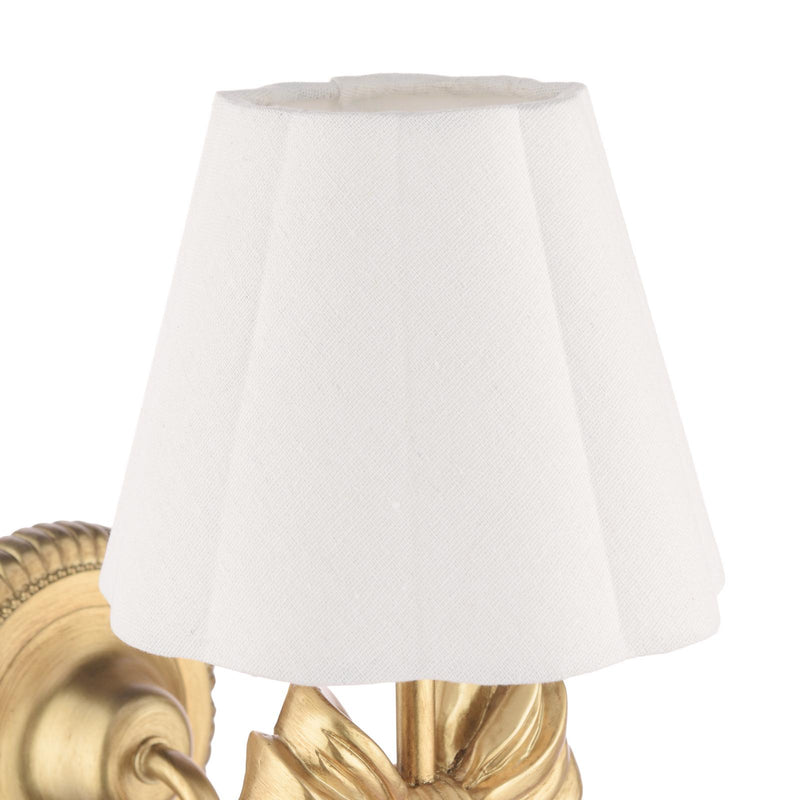Laura Ashley Larkfield Wall Light Antique Gold With Shade • LA3756698-Q