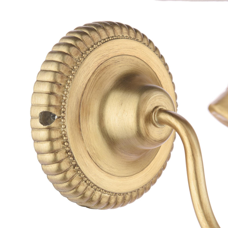 Laura Ashley Larkfield Wall Light Antique Gold With Shade • LA3756698-Q