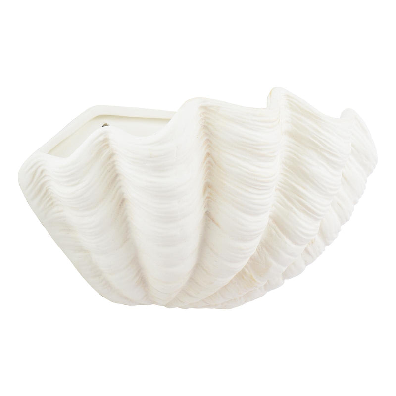 Laura Ashley Shell Wall Washer White Ceramic • LA3756703-Q