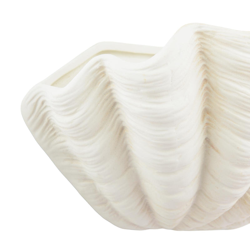 Laura Ashley Shell Wall Washer White Ceramic • LA3756703-Q