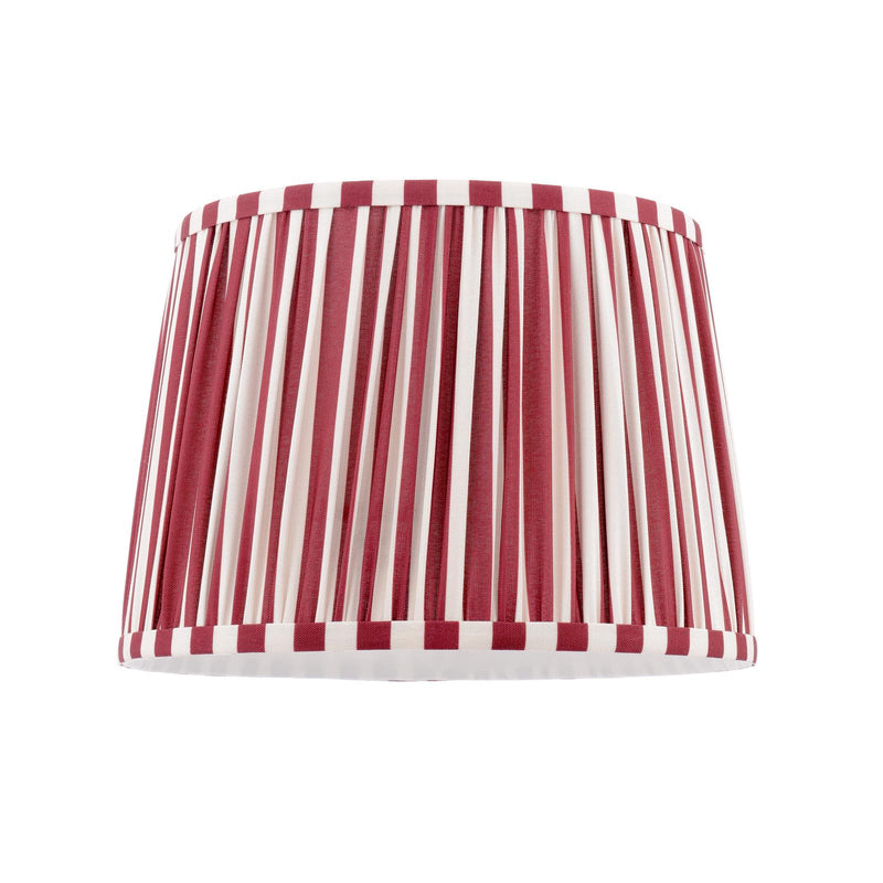 Laura Ashley Denwick Red Cotton Tapered Drum Shade 30cm/12 inch • LA3756737-Q
