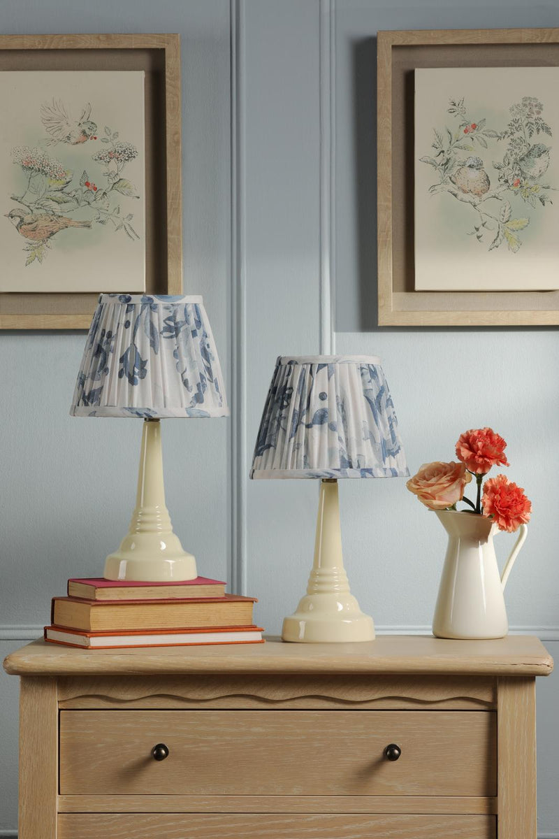 Laura Ashley Adwick Twin Pack Table Lamp Cream Ceramic With Shade • LA3756739-Q