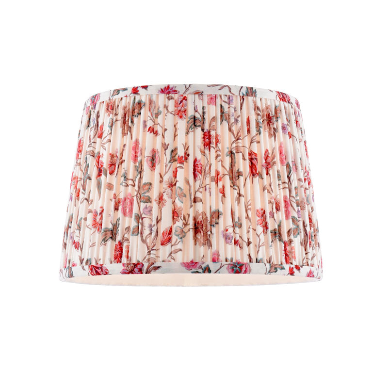 Laura Ashley Lingmell Trail Cream Cotton Tapered Drum Shade 30cm/12 inch • LA3756740-Q