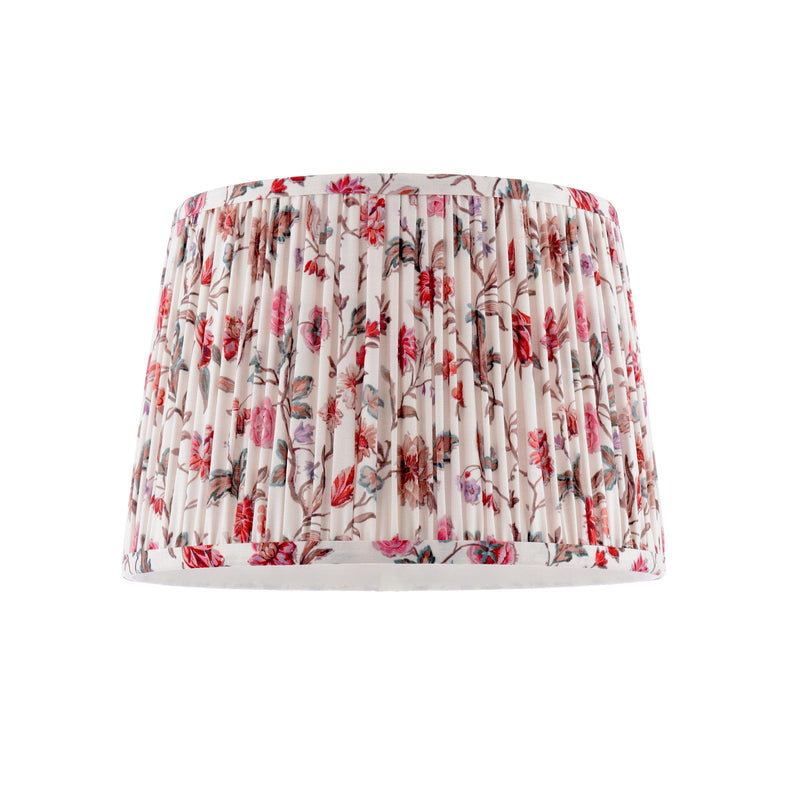 Laura Ashley Lingmell Trail Cream Cotton Tapered Drum Shade 30cm/12 inch • LA3756740-Q