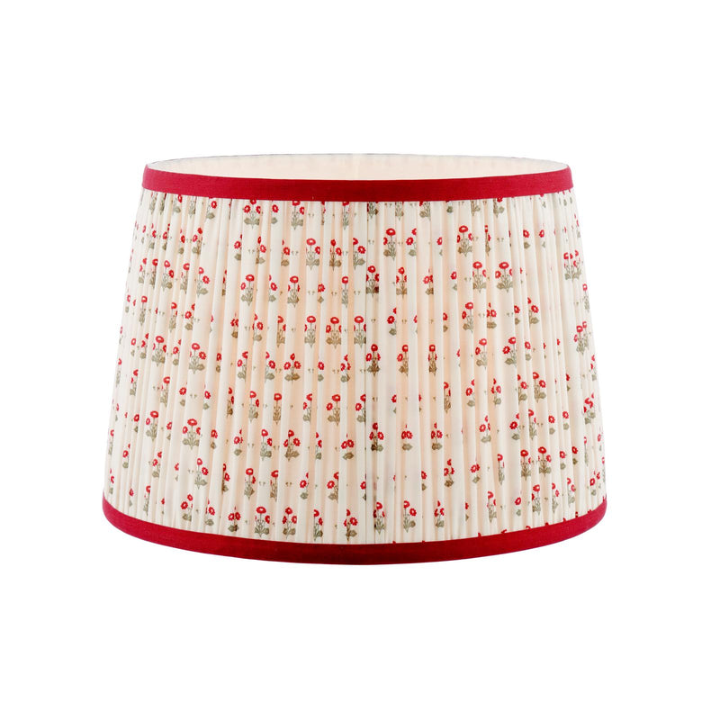 Laura Ashley Harthill Daisies Cream Cotton Tapered Drum Shade 30cm/12 inch • LA3756742-Q
