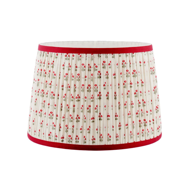 Laura Ashley Harthill Daisies Cream Cotton Tapered Drum Shade 30cm/12 inch • LA3756742-Q