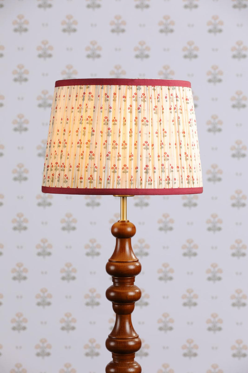 Laura Ashley Harthill Daisies Cream Cotton Tapered Drum Shade 30cm/12 inch • LA3756742-Q
