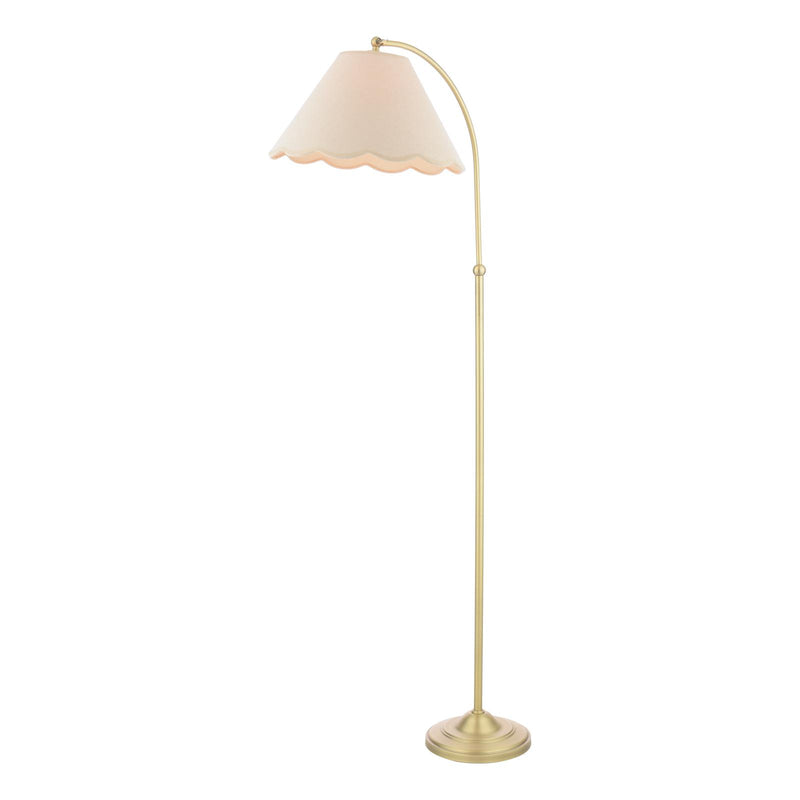 Laura Ashley Cordwell Floor Lamp Matt Antique Brass With Shade • LA3756743-Q