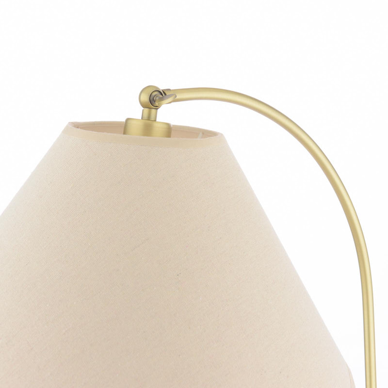 Laura Ashley Cordwell Floor Lamp Matt Antique Brass With Shade • LA3756743-Q