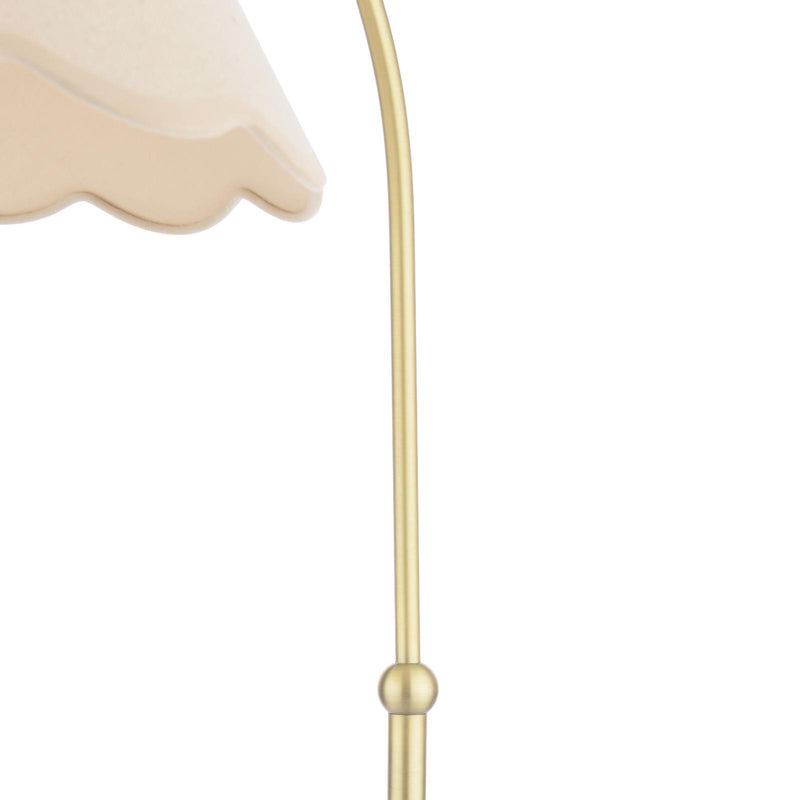 Laura Ashley Cordwell Floor Lamp Matt Antique Brass With Shade • LA3756743-Q