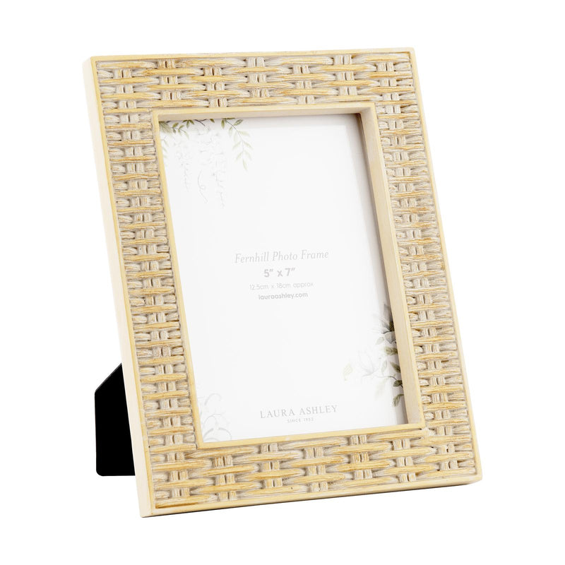 Laura Ashley Fernhill Photo Frame Matt Taupe 5" x 7" • LA3756757-Q