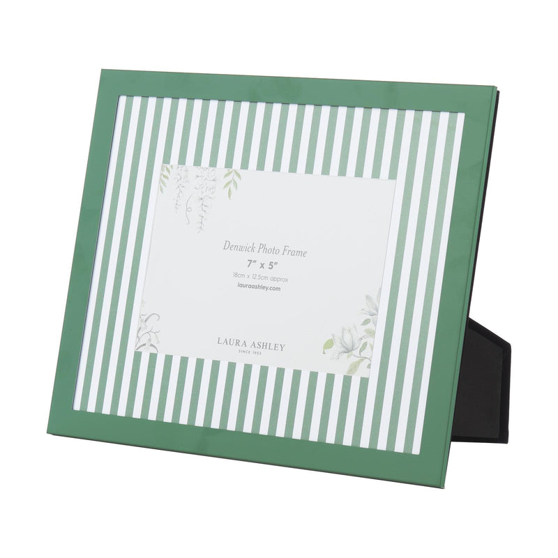Laura Ashley Denwick Photo Frame Matt Green and Green 7" x 5" • LA3756758-Q