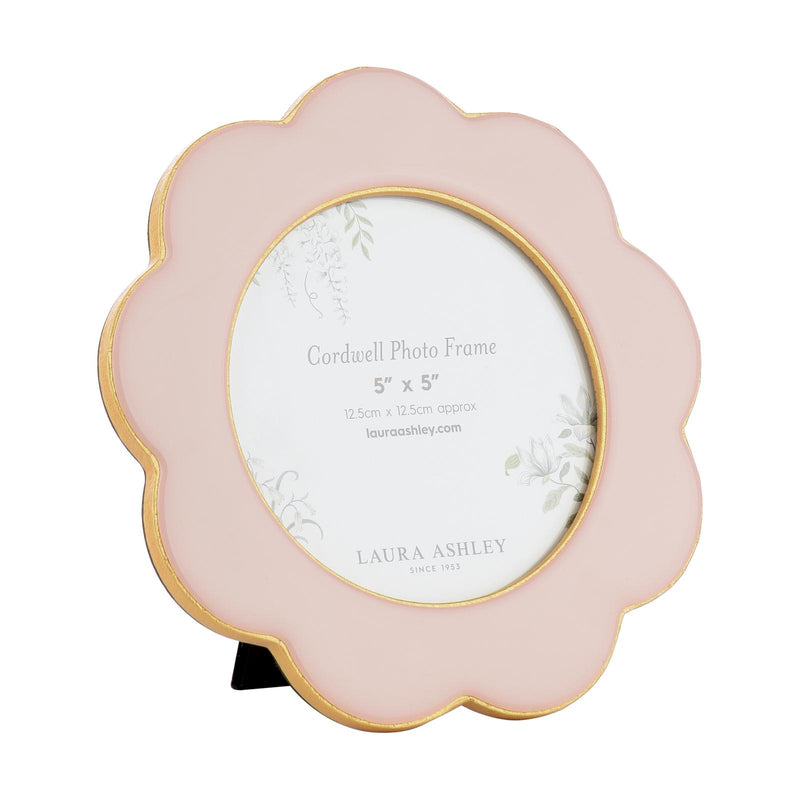 Laura Ashley Cordwell Photo Frame Pink 5" x 5" • LA3756760-Q