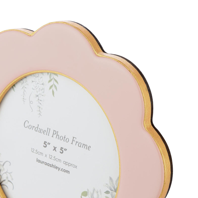 Laura Ashley Cordwell Photo Frame Pink 5" x 5" • LA3756760-Q