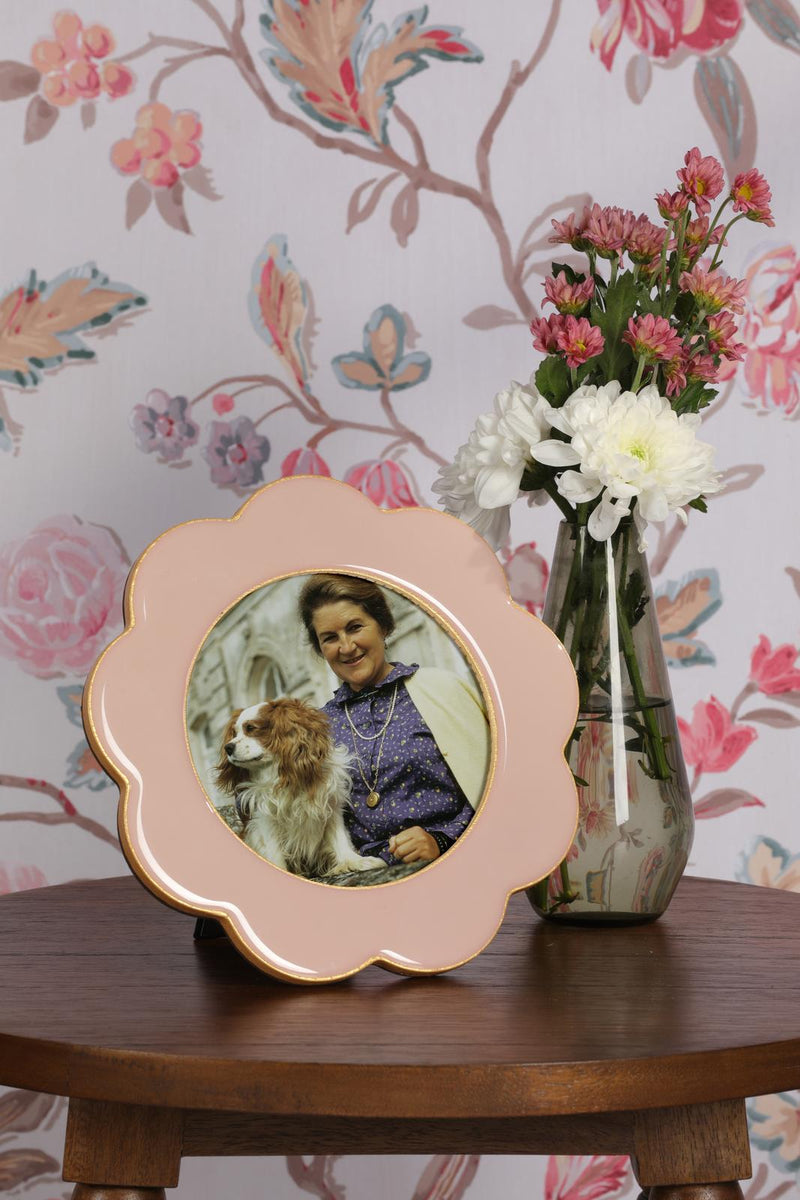 Laura Ashley Cordwell Photo Frame Pink 5" x 5" • LA3756760-Q