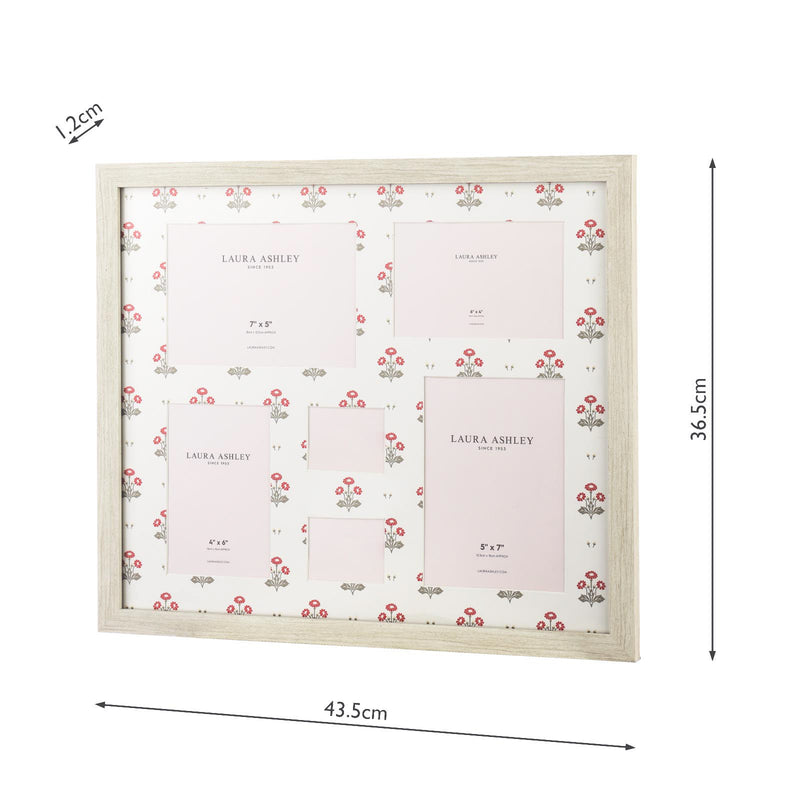 Laura Ashley Harthill Daisies Photo Frame Matt White and Multi Coloured • LA3756766-Q