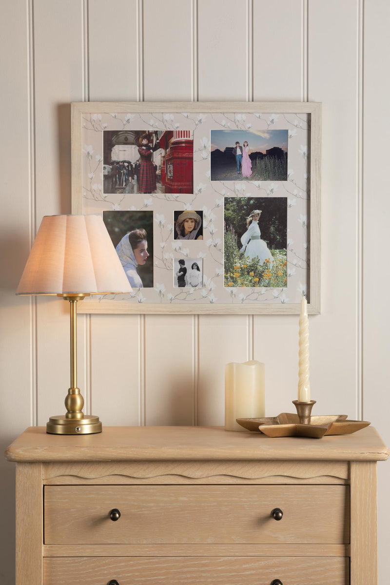 Laura Ashley Magnolia Photo Frame Matt White and Grey • LA3756767-Q