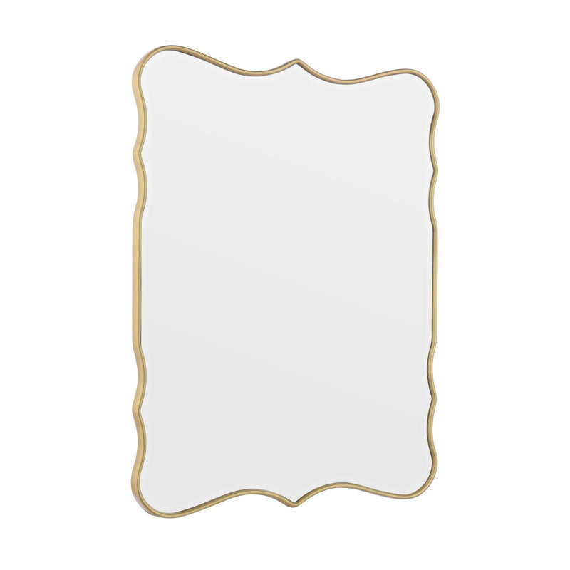 Laura Ashley Medora Mirror Matt Gold 64.5 X 49.5cm • LA3756772-Q