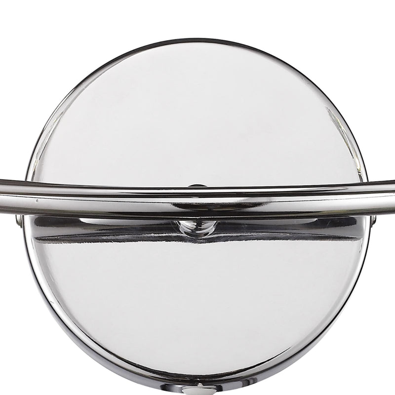 Dar Lighting Luther 2 Light Wall Light Polished Chrome Crystal • LUT0950