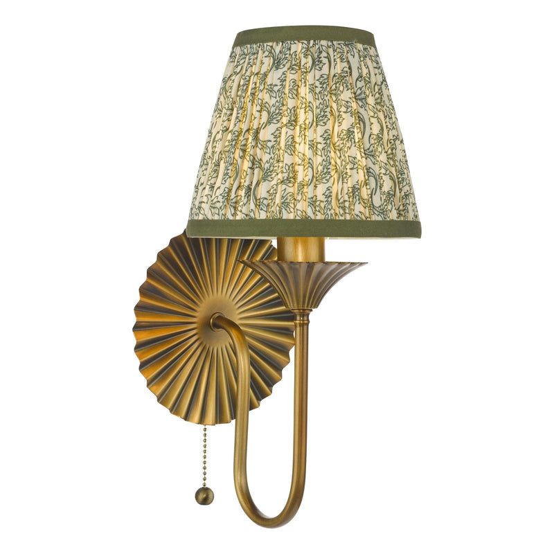 Dar Lighting Lydian Wall Light Antique Bronze Bracket Only • LYD0763