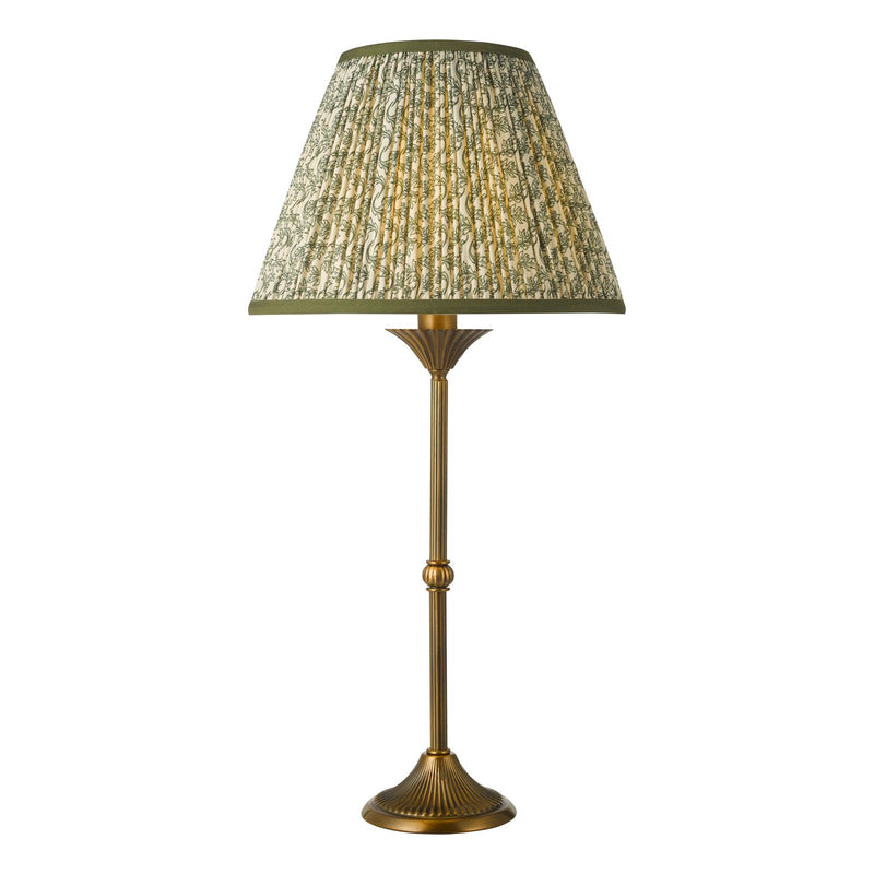 Dar Lighting Lydian Table Lamp Antique Bronze With Shade • LYD4263-EST1024