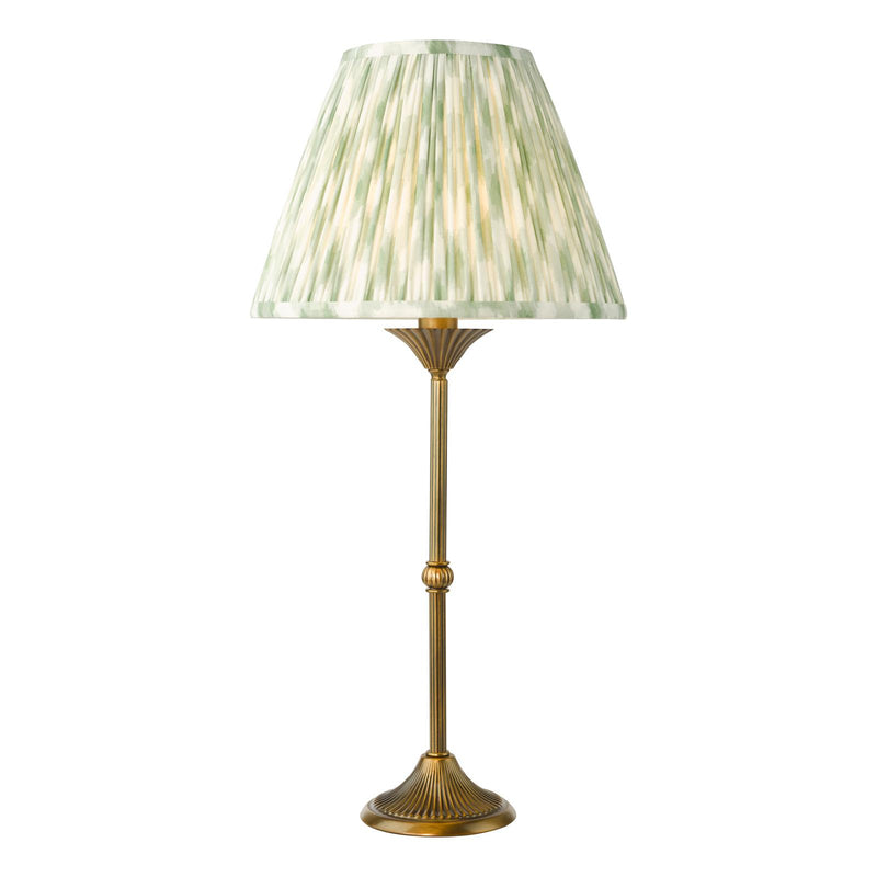 Dar Lighting Lydian Table Lamp Antique Bronze With Shade • LYD4263-IKA1024