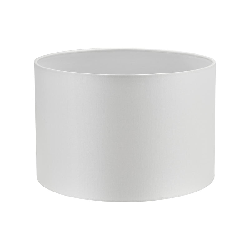 Dar Lighting Lyris Ivory Cotton Drum Shade 30cm 30cm • LYR1215